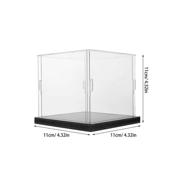 Akryl Klar Displayboxar för Actionfigursförvaring 4st Transparent Fodral[HK]