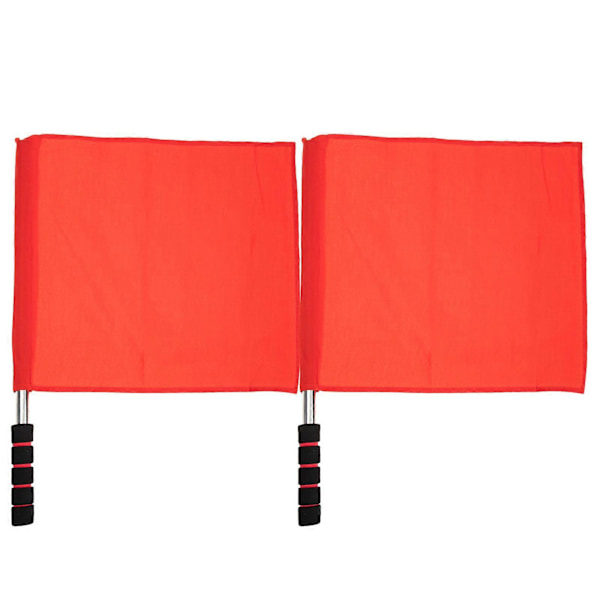 2st Match Flagga Trafiksignalflaggor Domare Varningssignalflaggor Viftande Flaggor[HK] 46.00X35.00X32.00CM Red