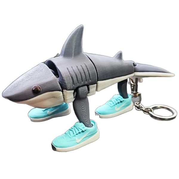 Tralalero 14cm nøglering til daglig brug[HK] shark