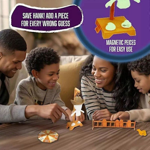 Klassiskt Magnetiskt Hänga Gubbe Gissa Mysterieord Spel Familjefest Brädspel[HK]