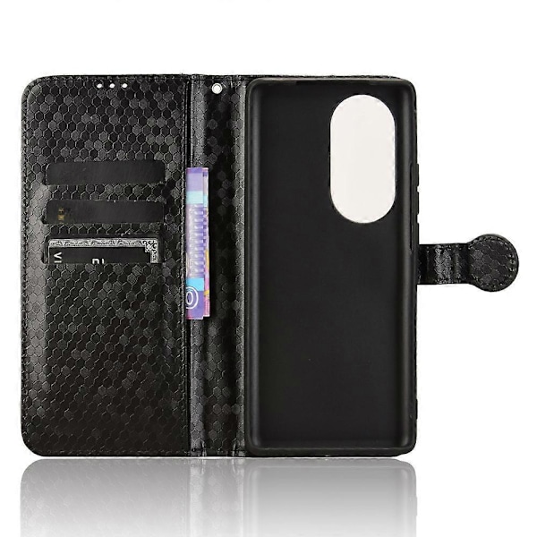 För Ulefone Note 17 Pro Fodral PU Läder Telefonskal Prickmönster Flip Plånbok[HK] Style A Multicolor