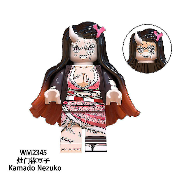 Den perfekte julegave Anime Demon Slayer Minifigur Byggeklodser Actionfigurer Legetøj Gave til børn