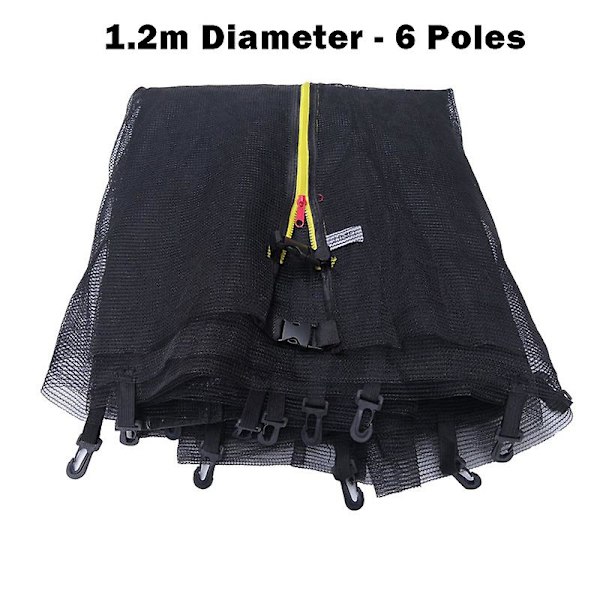 Utomhus Sport Trampolin Säkerhetsnät Inhägnad Ersättningsnät För Utomhus Trampolin Tillbehör[HK] 12 Meters And 6 Poles