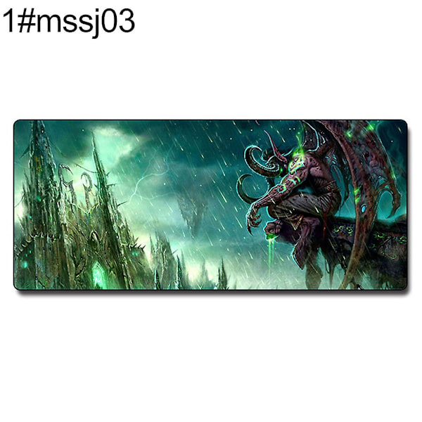 Warcraft World Halkfri Gaming Mus Musmatta Tangentbordskudde för PC Laptop[HK] mssj11