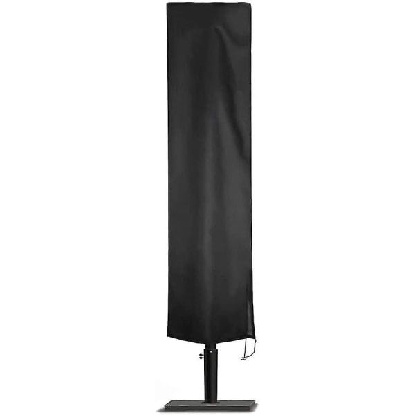 HKK vedenpitävä päivänvarjon cover - 210d Oxford, musta (240x57x57cm)