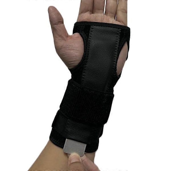 1 STK Håndledsskinne Karpaltunnel Beskytter Håndledsstøtte Håndbandage Håndflade Wrap Håndledsskade Brud Fast Ortopædisk Håndledsbind [HK] 1 Pcs Black