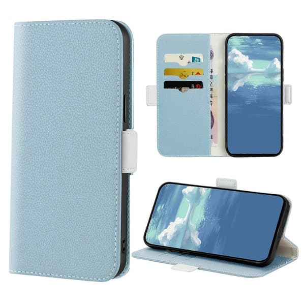 Samsung Galaxy S21 5G Etui Læder Grøn Litchi Tekstur[HK]