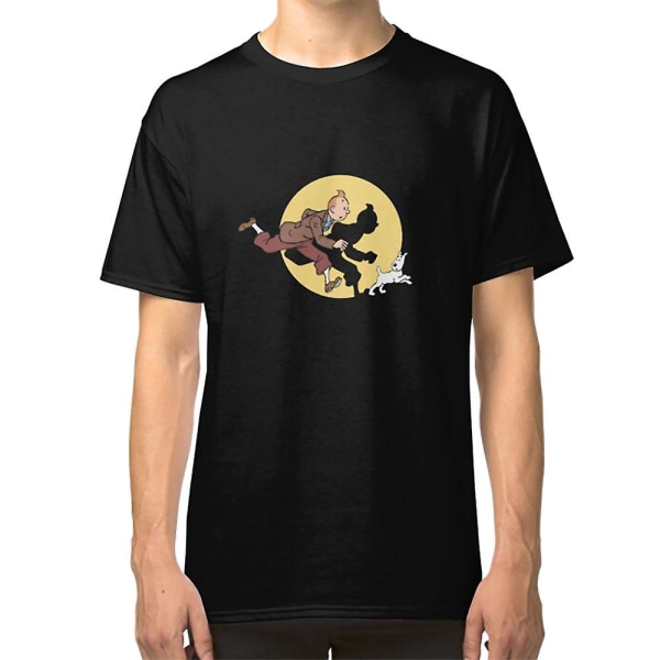 Tintin og Snøball T-skjorte[HK] black XL