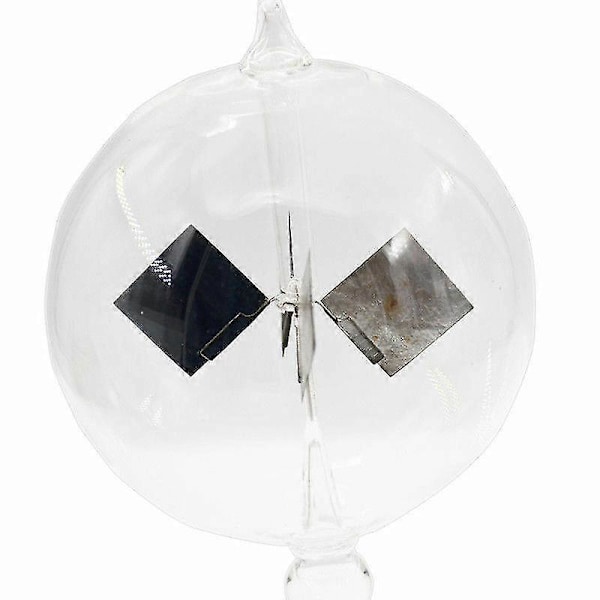 Klar Solenergi Radiometer Sollys Energi Spindende Vinger Glas Radiometer Videnskab Uddannelsesmæssig Lysmølle[HK]