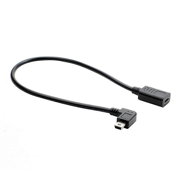 USB C til Mini USB 2.0 Adapter Type C Hun til Mini USB Han Adapter Kabel[HK] B