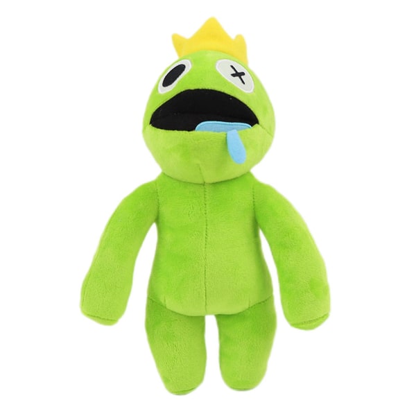 9 Rainbow Friends-figurer i plysj, Rainbow Friends-bamsegaver [HK] green 23cm