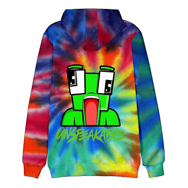 7-10 år pojke flicka Unspeakable Print Hoodie Hooded Sweatshirt Pullover Tops[HK] A 8-9 Years