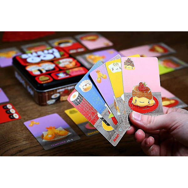 Gamewright | Sushi Go Party Spil | Kortspil | Alder 8+ | 2-8 Spillere | 20 Minutters Spilletid[HK]