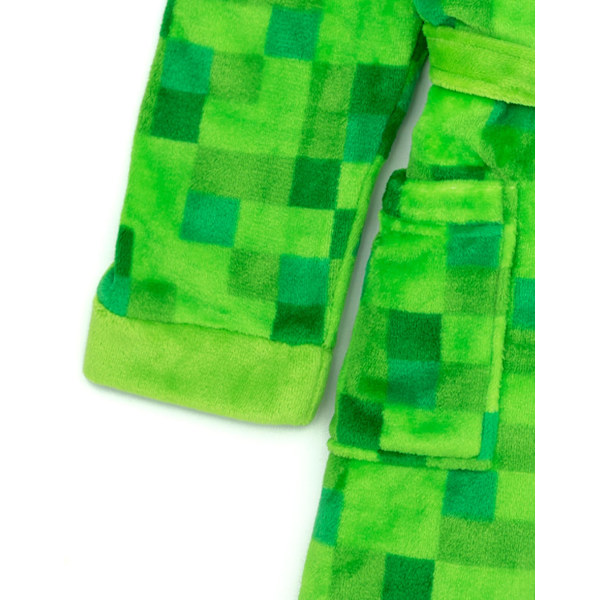 Minecraft Unisex Barnbadrock Grön Pixel Creeper Nyhetstryck[HK] 9-10 Years Green