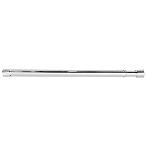 Justerbar garderobstång för hängande kläder, metall garderobstång [HK] 47.5X2.5X2.5CM Silver