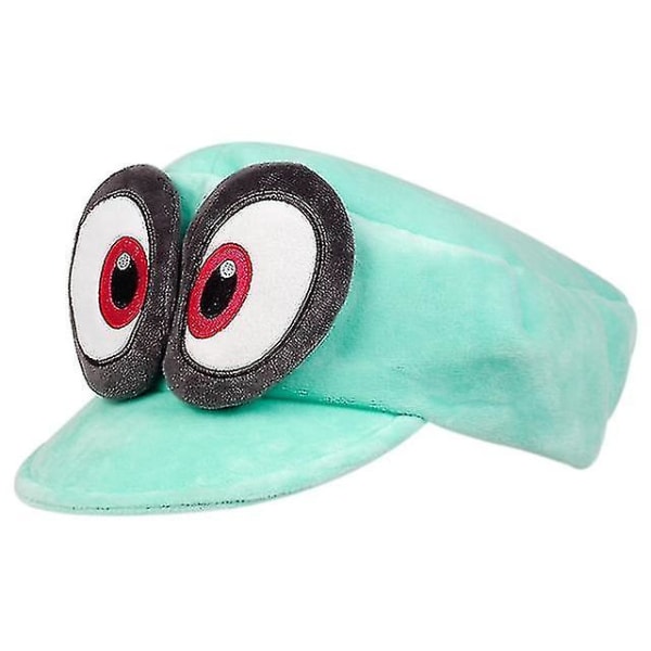 Super Odyssey Cappy Hat Voksen Anime Cosplay Super Bros Kasket Plys Legetøj Dukker-e[HK] Green