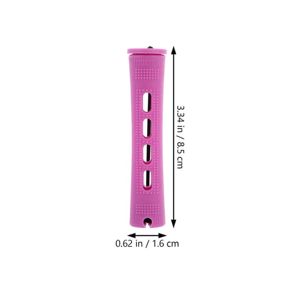 Hårruller til hårstyling 30 stk. plastik curlers med hætter [HK]