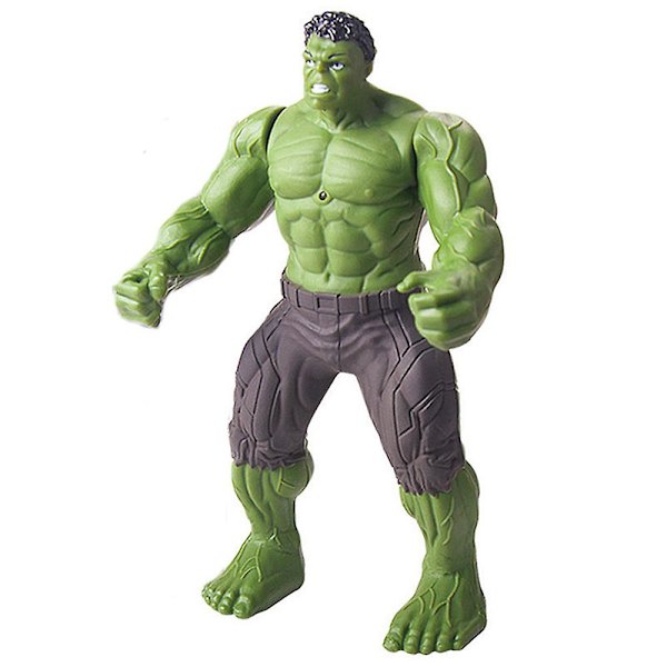 Spider-Man Actionfigurer Leksak Dockor Dekor Superhjälte Avengers Iron Man Hulk Captain America Barn Pojkar Flickor Present[HK] Hulk