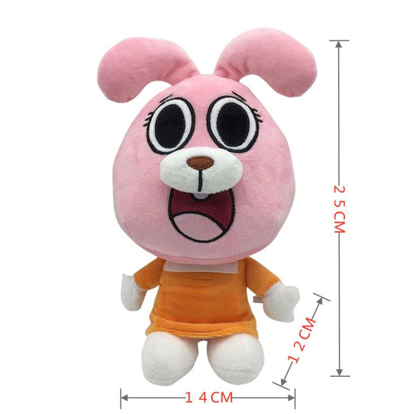 Produsent The Amazing World of Gumball Cartoon Doll Chewing Gum Anime plysjleketøy for barn[HK] 25cm rabbit