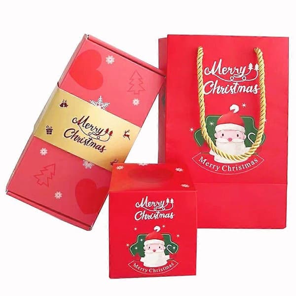 10/12/16/18PCS Vikbar Hoppande Presentförpackning DIY God Jul Rött Kuvert Presentförpackning Födelsedagsförslagsbox Kreativ Exploderande Box[HK] C
