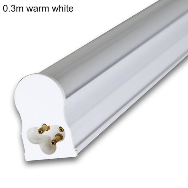 Led-putki T5-lamppu 220v loisteputki 9w 14w 18w Led-seinävalaisin[hk] 0.3m Warm light