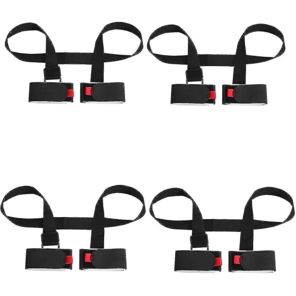 4-pack justerbar skid- och stavhållare, axelremmar för skidhållare[HK]