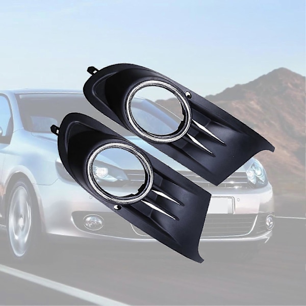 Tåkelysdeksel Profesjonell Perfekt Match ABS V/H Nedre Grill Erstatning 5K0853665 5K0853666 for Golf 6 MK6 09-13[HK] R