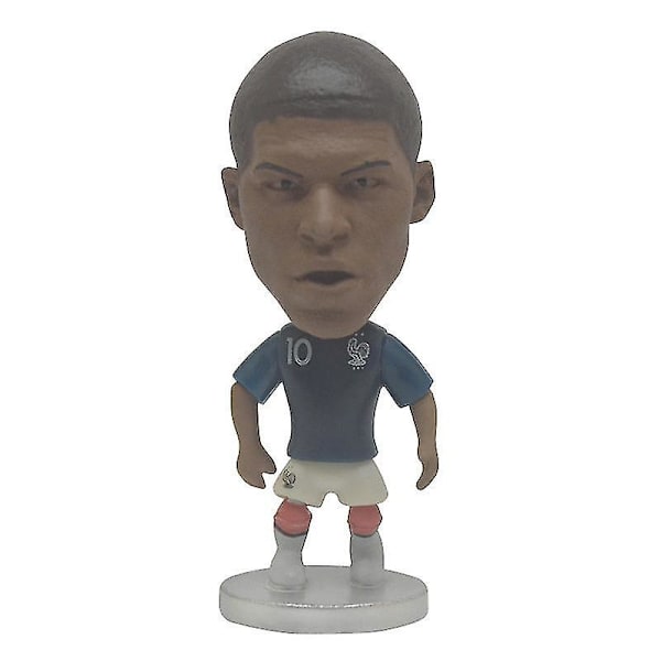 2022 VM Frankrike Mbappe Actionfigurer Fotbollsstjärnor Dockor Leksaker 6,5 cm[HK]