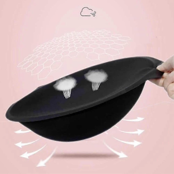 Simulert Gravid Mage Magebump Skuespiller Cosplay Rekvisitter Pustende Sceneopptreden[HK] L Black