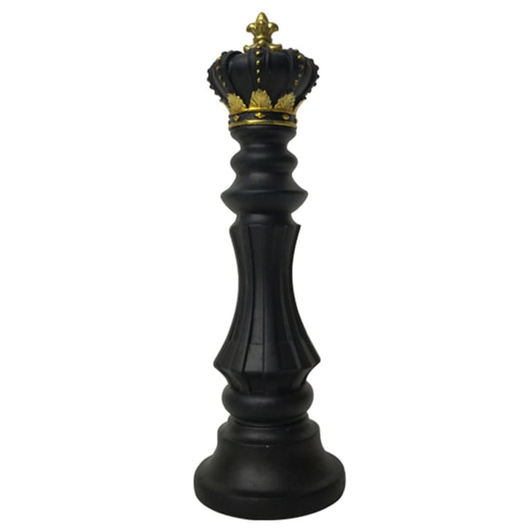 Shakkitaidepatsas Kaappi Sisustus Koriste-esineet Shakkimies Veistos[HK] Black Knight