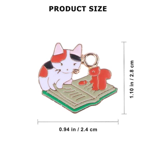 Katt Hänge Accessoar Koreansk Stil Legering för Dekorationsbruk 20st[HK]