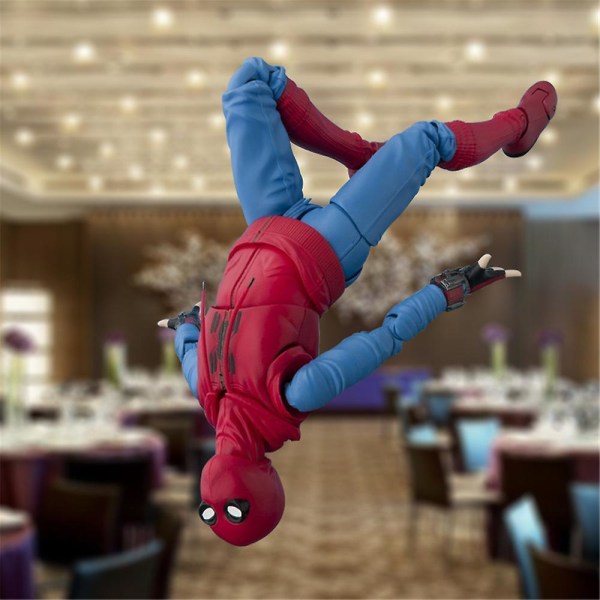 Shf Spider-man Homecoming Spider-man Home Made Suit Ver. Toimintahahmon keräilymallilelu, ensiluokkainen muotoilu ja tarvikkeet[HK]