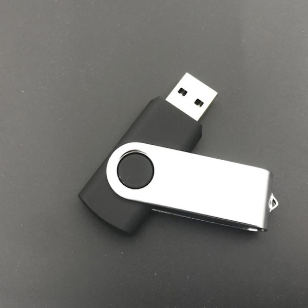 16gb USB-nøgle, sort One Pack Flash Drive Usb 2.0 Memory Stick Storage Flash Drive ([HK])
