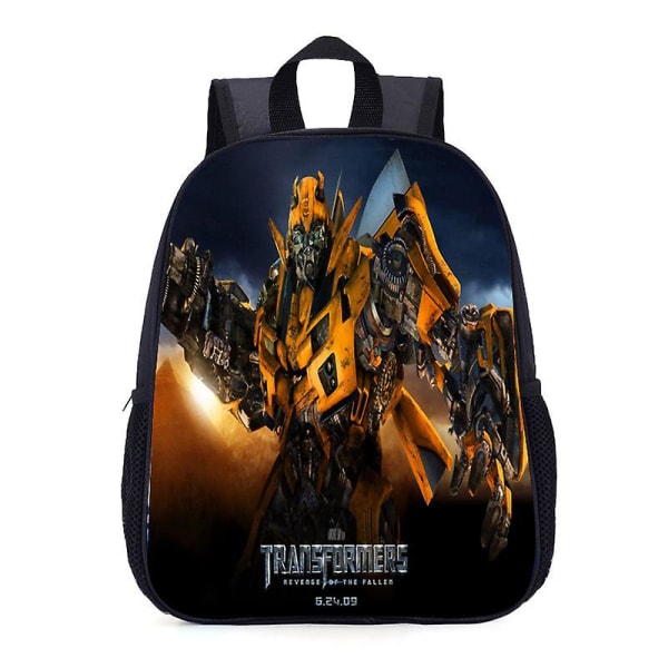 Ryggsäck Skola Transformation Bil Robot Seriefigur Bumblebee Optimus Prime Megatron Decepticons Skolväska Tillbehör Hög Kvalitet[HK] style 4