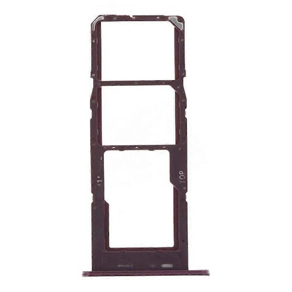 Til Samsung Galaxy A14 4G A145 OEM Dual SIM Kort Bakke Holder Reparationsdel [HK] Red Multicolor