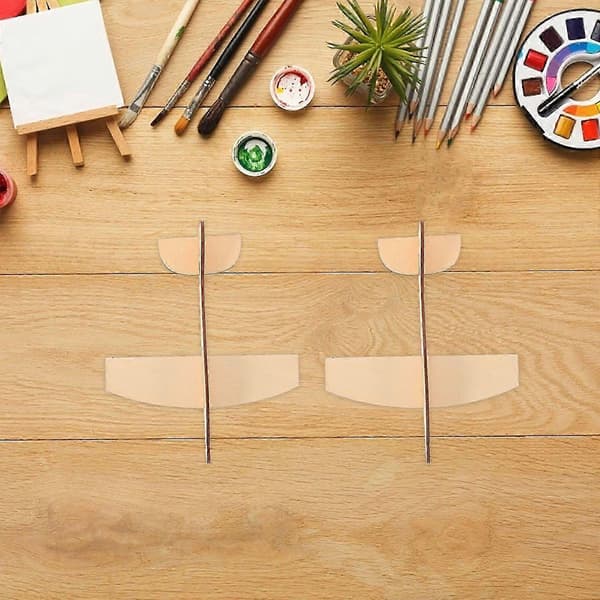 24 stk. Blankt trefly Uferdig Lite Graffiti Fly Malbart Trefly [HK] Khaki 17.50X5.50X0.80CM