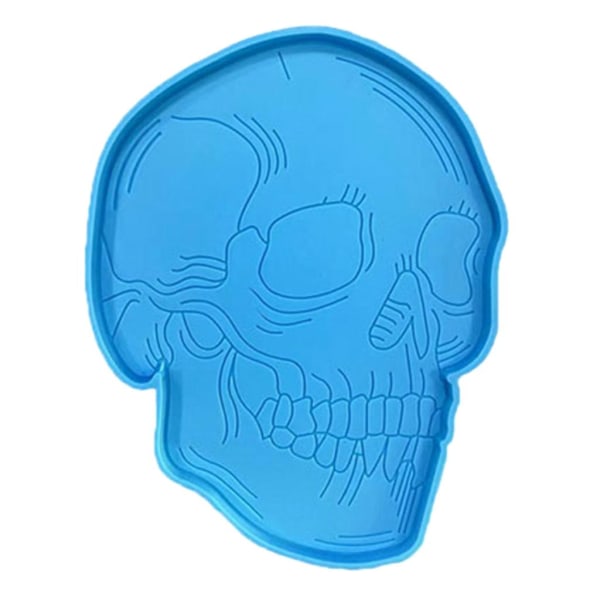 Coaster Resin Molds, Skull Coaster Epoxy Molds Silikonformer For Epoxy Resin