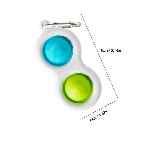 Simple dimple, MINI Pop it Fidget sormilelu / lelu - CE[HK] Purple - Green