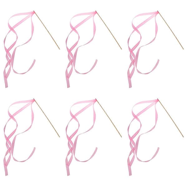 Bröllopsbandstavar Fétavlor för bröllopsfestgåvor 20 st Rosa[HK]