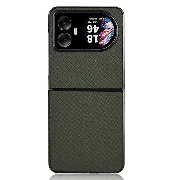 Til Blackview Hero 10 4G Etui Kulfibertekstur Stødsikkert PU+PC Telefoncover[HK] Style D Multicolor