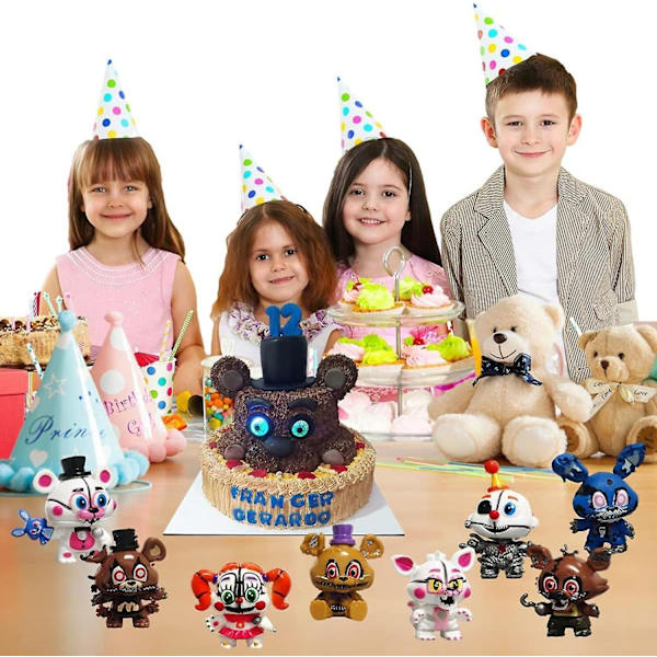8 kpl Five Nights At Freddy's Fnaf Action Mini Figure Toy Figure[HK]