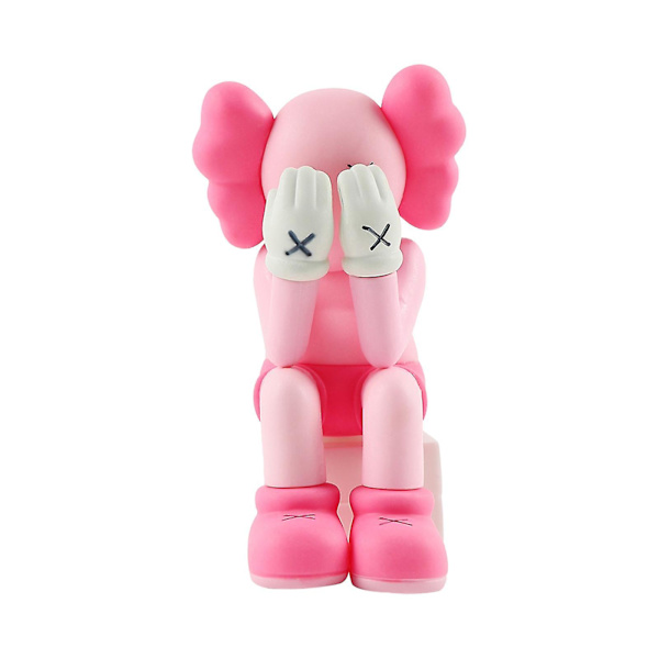 Cartoon Kaws Modell Konstleksaker Actionfigur Samlarobjekt Modell Leksakssamling Present[HK] pink