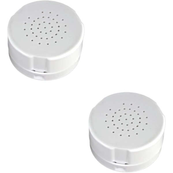 Stemmeoptager til Teddys Bear Press Optagelig Stemme Lydboks Optager Modul 30 Sekunders Optager til Udstoppede Dyr Plys Legetøj Pude[HK] white (Pack of 2)