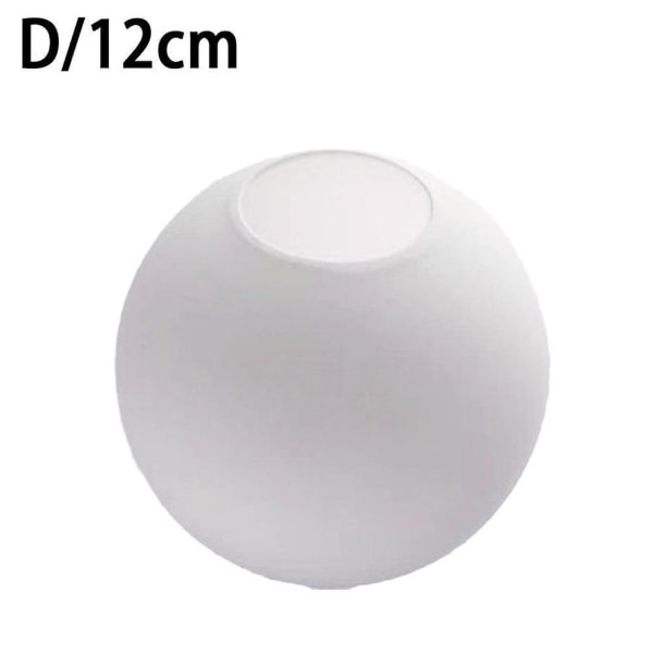 Matta valkoinen maapallo lasi lampunvarjostimen vaihto pyöreä cover Fix[hk] 12cm