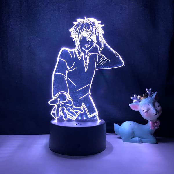 Fruits Basket Anime 3D-lampe for soveromsdekorasjon