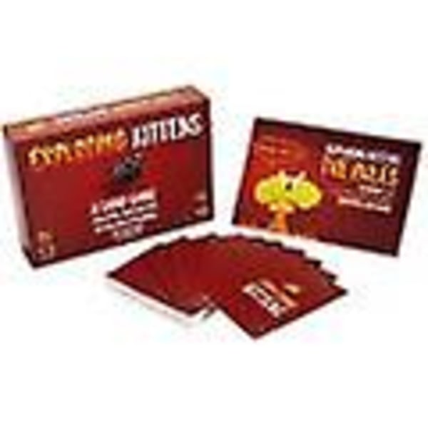 Exploding Kittens - korttipeli | Perheystävällinen juhlapeli | Venäläinen ruletti | englanti | Ikä 7+ | 2–5 pelaajaa[HK]