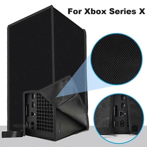 Repskyddande Horisontell Dammtätt Fodral för Xbox Series X Konsol Dammskydd Vertikalt Fodral för Xbox Series X Tillbehör[HK]
