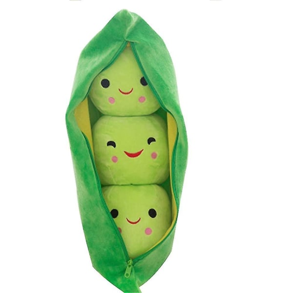 50 cm Giant Erter i en Belg Plush Leke Ertebelg Pute Søt Erte Fyllte Leke Plante Dukke [HK] Green