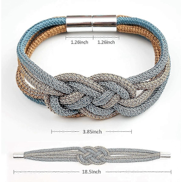 2 Stykker Magnetiske Gardinholdere - Ingen Boring Nødvendig, Premium Materiale[HK] Teal and Bronze