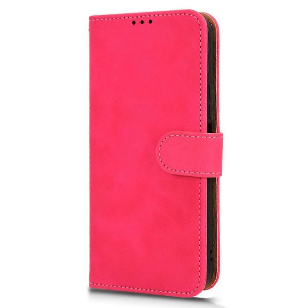 Samsung Galaxy A35 5G Nahkakotelo Käännettävä Puhelinkotelo Lompakolla ja Jalustalla [HK] Rose